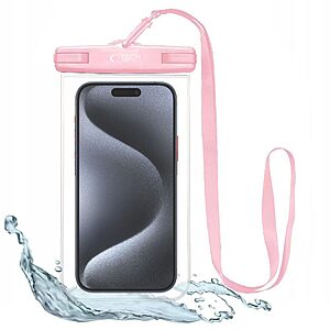 Αδιάβροχη θήκη Smartphone έως 6.9" Tech-Protect Universal Waterproof - Ροζ