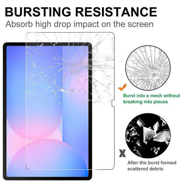 Αντιχαρακτικό Γυαλί OEM για Tablet Samsung Galaxy Tab S10 FE Plus 13.1" - Tempered Glass 9H με Επίστρωση Oleophobic - Image 4