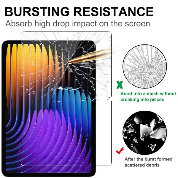 Αντιχαρακτικό Γυαλί OEM για Tablet Xiaomi Pad 7 11.2" / Pro 11.2" - Tempered Glass 9H με Επίστρωση Oleophobic - Image 3