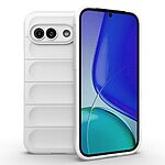 Θήκη Google Pixel 9a 5G Mad Mask Rugged Armor από σκληρό Premium TPU λευκό
