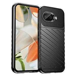 Θήκη Google Pixel 9a 5G Mad Mask Thunder Series Πλάτη από ενισχυμένο TPU μαύρο
