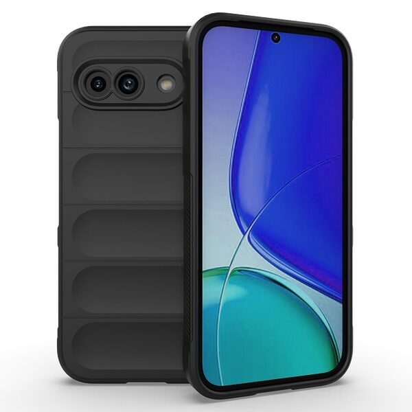 Θήκη Google Pixel 9a 5G Mad Mask Rugged Armor από σκληρό Premium TPU μαύρο