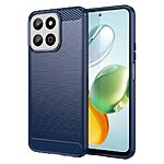Θήκη Honor X7C / 200 Smart 5G Mad Mask Brushed TPU Carbon Πλάτη μπλε