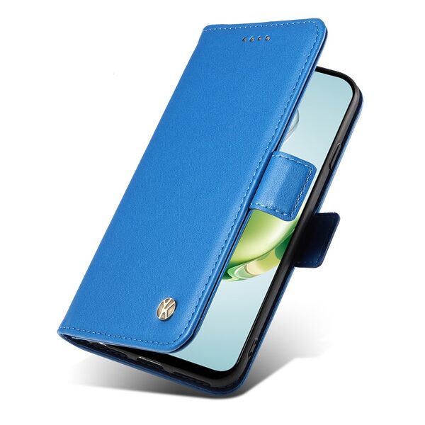 Θήκη Honor X7C / 200 Smart 5G YIKATU Folio Series 003 με βάση στήριξης, υποδοχή καρτών και μαγνητικό κούμπωμα Flip Wallet από συνθετικό δέρμα και TPU μπλε - Image 5
