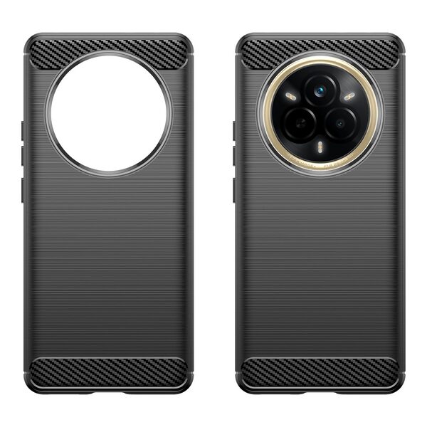 Θήκη Realme 14 Pro 5G Mad Mask Brushed TPU Carbon Πλάτη μαύρο - Image 2