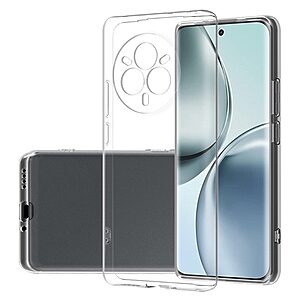 Θήκη Realme 14 Pro 5G OEM Silicone Sockproof V5 Anti-Slip Transparent Πλάτη TPU