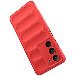 Θήκη Realme 14X 5G Mad Mask Rugged Armor από σκληρό Premium TPU κόκκινο - Image 4
