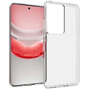 Θήκη Realme 14X 5G OEM Silicone Sockproof V10 Anti-Slip Transparent Πλάτη με ενισχυμένες γωνίες TPU