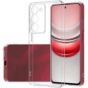 Θήκη Realme Xiaomi Poco M7 Pro 5G OEM Silicone Sockproof V5 Anti-Slip Transparent Πλάτη TPU