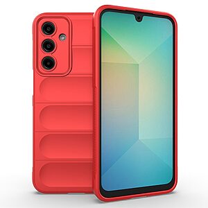 Θήκη Samsung Galaxy A26 5G Mad Mask Rugged Armor από σκληρό Premium TPU κόκκινο