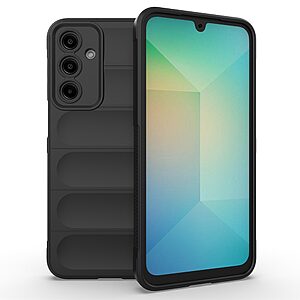 Θήκη Samsung Galaxy A26 5G Mad Mask Rugged Armor από σκληρό Premium TPU μαύρο