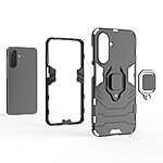 Θήκη Samsung Galaxy A26 5G Mad Mask Πλάτη Thin Armor με Μαγνητικό δαχτυλίδι και Βάση στήριξης TPU μαύρο - Image 3