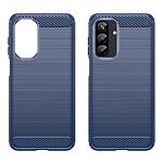 Θήκη Samsung Galaxy A26 5G Mad Mask Brushed TPU Carbon Πλάτη μπλε - Image 2