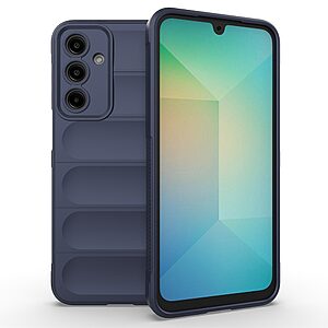 Θήκη Samsung Galaxy A26 5G Mad Mask Rugged Armor από σκληρό Premium TPU μπλε σκούρο