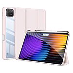 Θήκη Xiaomi Pad 7 11.2 / Pad 7 Pro 11.2 DUX DUCIS Toby Series Tri-Fold με ειδική θέση για πενάκι και διάφανη ενισχυμένη πλάτη ροζ