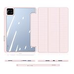 Θήκη Xiaomi Pad 7 11.2 / Pad 7 Pro 11.2 DUX DUCIS Toby Series Tri-Fold με ειδική θέση για πενάκι και διάφανη ενισχυμένη πλάτη ροζ - Image 5