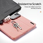 Θήκη Xiaomi Pad 7 11.2 / Pad 7 Pro 11.2 DUX DUCIS Domo Series Tri-Fold με ειδική θέση για πενάκι και ενισχυμένη εσωτερική πλάτη ροζ - Image 4