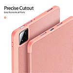 Θήκη Xiaomi Pad 7 11.2 / Pad 7 Pro 11.2 DUX DUCIS Domo Series Tri-Fold με ειδική θέση για πενάκι και ενισχυμένη εσωτερική πλάτη ροζ - Image 5