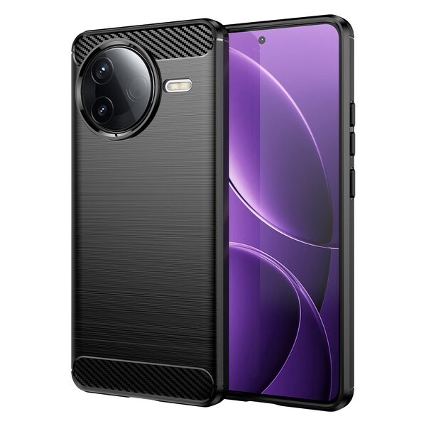Θήκη Xiaomi Poco F7 Pro 5G / Poco F7 Ultra 5G Mad Mask Brushed TPU Carbon Πλάτη μαύρο