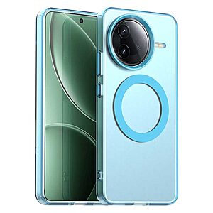 Θήκη Xiaomi Poco F7 Pro 5G / Poco F7 Ultra 5G Mad Mask Candy Series Sockproof συμβατό με MagSafe φορτιστή Transparent Πλάτη TPU μπλε