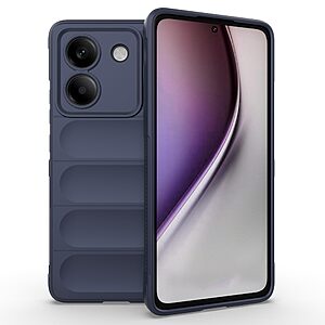 Θήκη Xiaomi Poco M7 Pro 5G Mad Mask Rugged Armor από σκληρό Premium TPU μπλε σκούρο