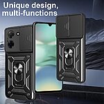 Kickstand και Βάση στήριξης από σκλήρό Premium TPU ασημί