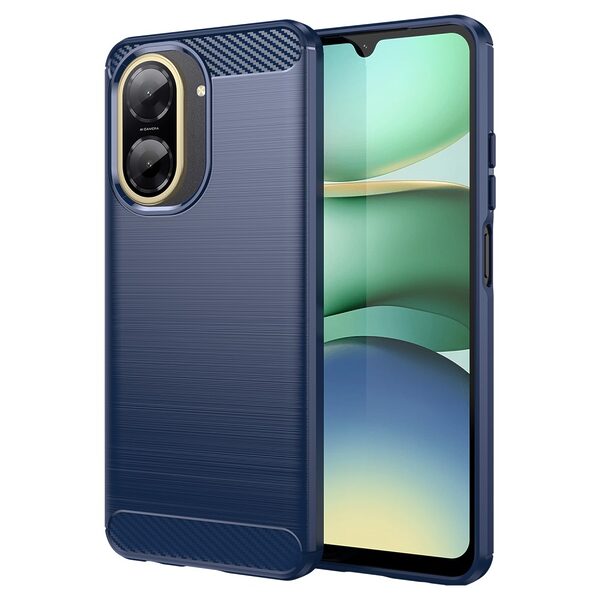 Θήκη Xiaomi Redmi A5 4G / Poco C71 Mad Mask Brushed TPU Carbon Πλάτη μπλε
