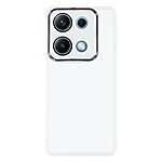 Θήκη Xiaomi Redmi Note 14S Mad Mask Electroplating Series Thin Frame V2 Πλάτη από Premium TPU με μεταλιζέ περίβλημα λευκό