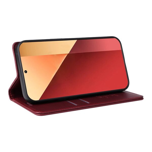 thiki xiaomi redmi note 14s yikatu dermatini kokkino skoyro 39283 4