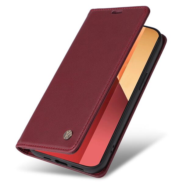 thiki xiaomi redmi note 14s yikatu dermatini kokkino skoyro 39283 5