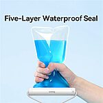Αδιάβροχη Θήκη Baseus Cylinder Slide-cover Pro (έως 7.2") - Λευκό - Image 5