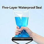 Αδιάβροχη Θήκη Baseus Cylinder Slide-cover Pro (έως 7.2") - Μαύρο - Image 5
