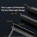 Αδιάβροχη Θήκη Baseus Let's Go 7.2" IPX8 (30μ) - Γκρι/Μαύρο - Image 3