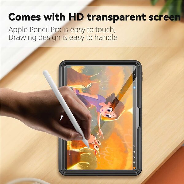 Αδιάβροχη Θήκη iPad Pro 13" (2024) IP68 - Πλήρης Προστασία (PC+PET+TPU) - Image 2