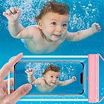 Αδιάβροχη Θήκη Κινητού IPX8 (30μ) με Touch Screen (έως 7") - Ροζ - Image 3