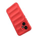 Θήκη Honor 400 5G Mad Mask Rugged Armor από σκληρό Premium TPU κόκκινο - Image 3