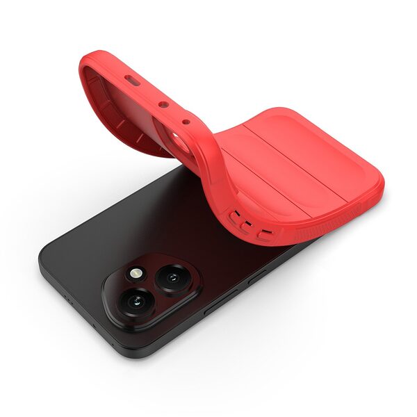 Θήκη Honor 400 5G Mad Mask Rugged Armor από σκληρό Premium TPU κόκκινο - Image 5