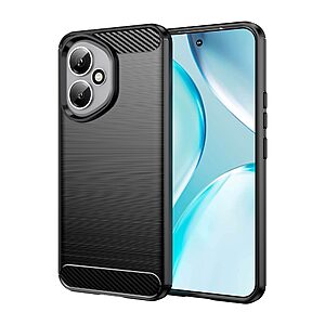 Θήκη Honor 400 5G Mad Mask Brushed TPU Carbon Πλάτη μαύρο