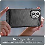 Θήκη Honor 400 5G Mad Mask Brushed TPU Carbon Πλάτη μαύρο - Image 4