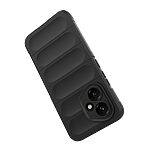 Θήκη Honor 400 5G Mad Mask Rugged Armor από σκληρό Premium TPU μαύρο - Image 3