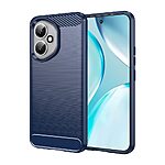 Θήκη Honor 400 5G Mad Mask Brushed TPU Carbon Πλάτη μπλε