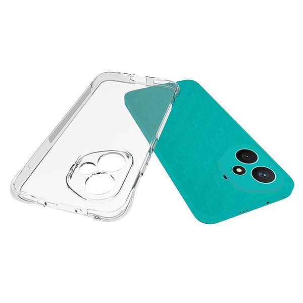 Θήκη Honor 400 5G OEM Silicone Sockproof V6 Anti-Slip Transparent Πλάτη TPU - Image 2