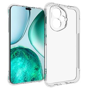 Θήκη Honor 400 5G OEM Silicone Sockproof V6 Anti-Slip Transparent Πλάτη TPU