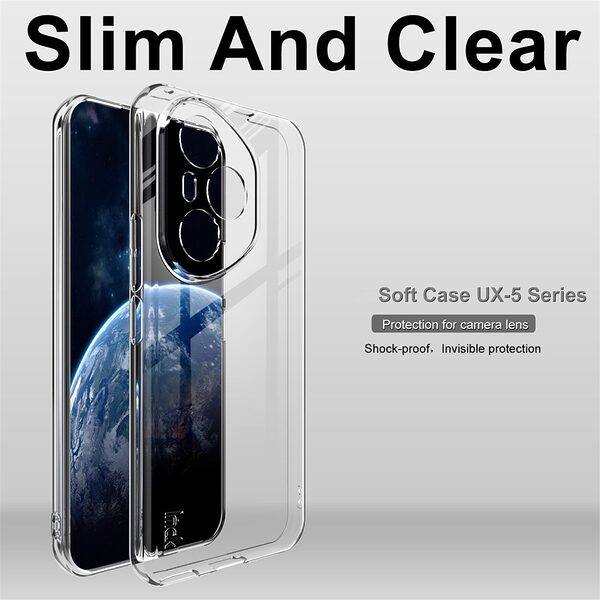 Θήκη Honor 400 Pro 5G IMAK UX-5 Series Soft TPU πλάτη διάφανη - Image 3