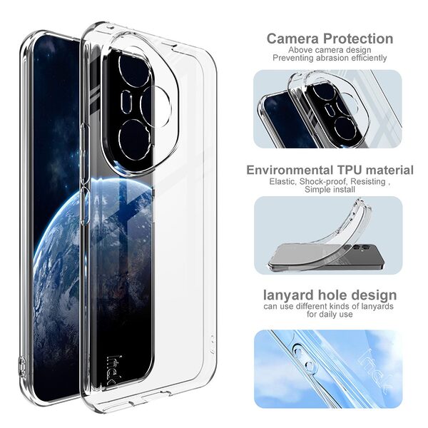 Θήκη Honor 400 Pro 5G IMAK UX-5 Series Soft TPU πλάτη διάφανη - Image 5