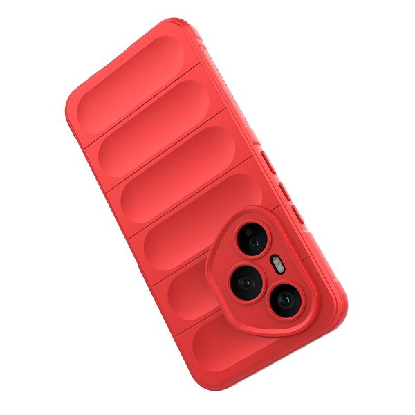 Θήκη Honor 400 Pro 5G Mad Mask Rugged Armor από σκληρό Premium TPU κόκκινο - Image 3
