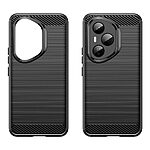 Θήκη Honor 400 Pro 5G Mad Mask Brushed TPU Carbon Πλάτη μαύρο - Image 2