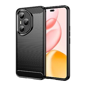Θήκη Honor 400 Pro 5G Mad Mask Brushed TPU Carbon Πλάτη μαύρο