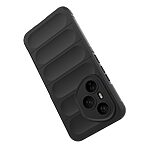 Θήκη Honor 400 Pro 5G Mad Mask Rugged Armor από σκληρό Premium TPU μαύρο - Image 3