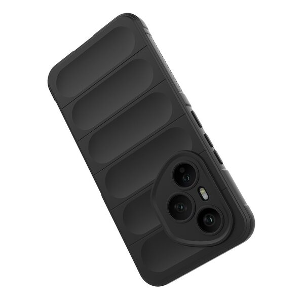 Θήκη Honor 400 Pro 5G Mad Mask Rugged Armor από σκληρό Premium TPU μαύρο - Image 3